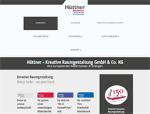 Tablet Screenshot of harald-huettner.de